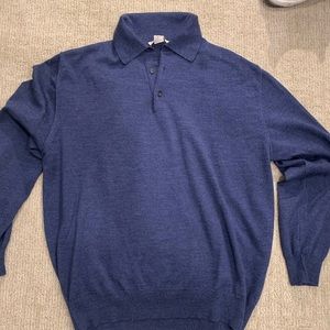 Zegna Polo Sweater Medium